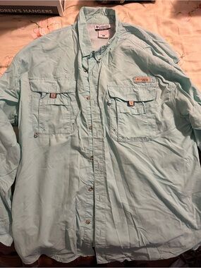 Columbia PFG Men’s Fishing Shirts XL Long Sleeve Vented Button Down